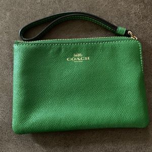 Coach wristlet-Green